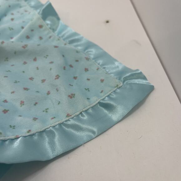 Carter's Mouse Lovey Teal Aqua Floral Pink Security Blanket Soft Plush - Picture 3 of 7